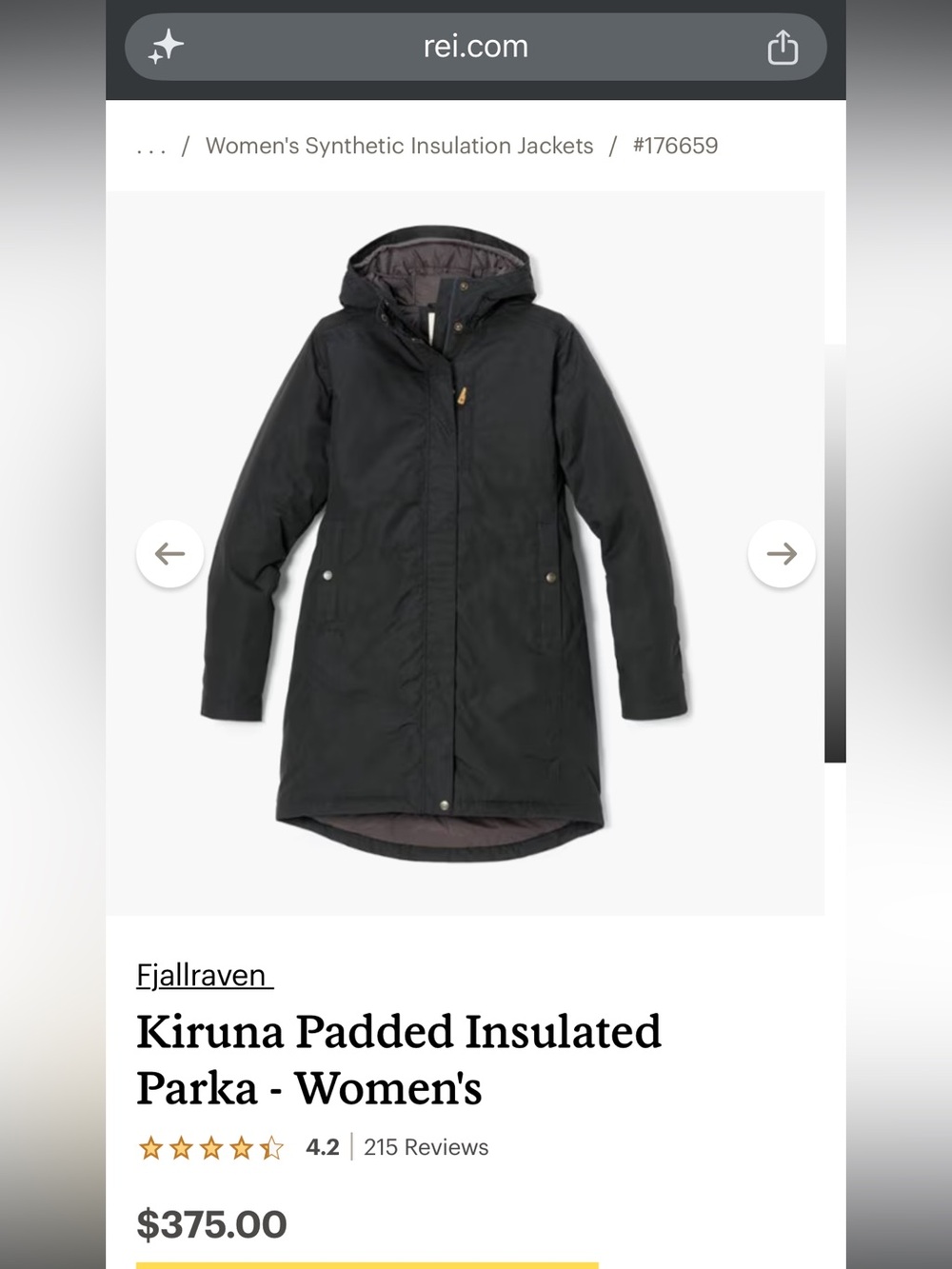 Kiruna Padded Insulated Parka